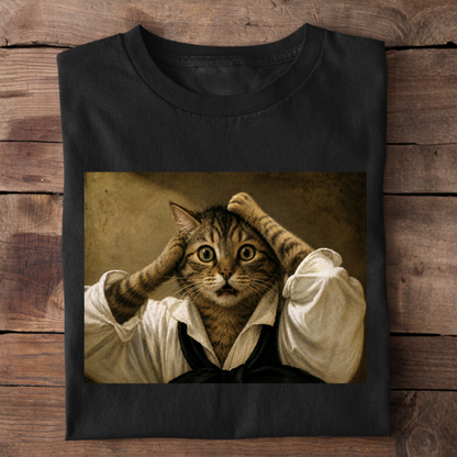 Die verzweifelte Katze Premium T-Shirt